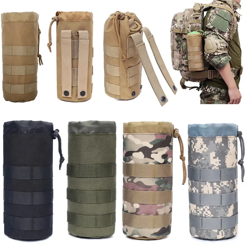 Camping Cooking Tin - Tas Botol Air Molle Taktis Pemegang