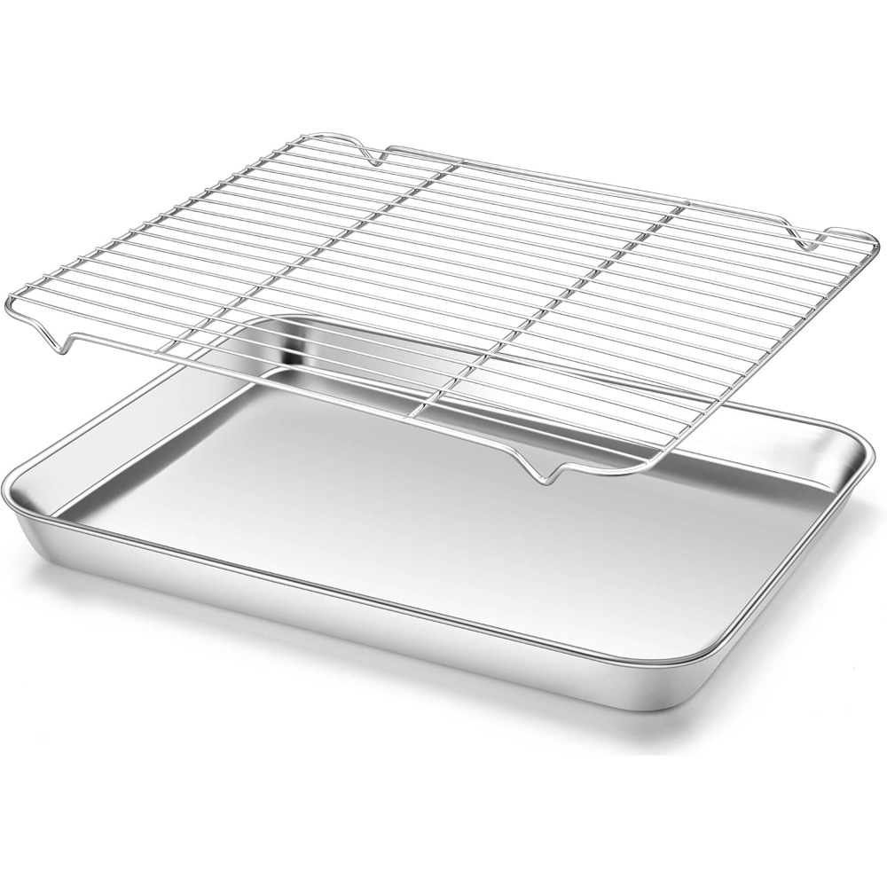 Camping Cooking Tray - Loyang Multifungsi dengan Rak Kawat Baja