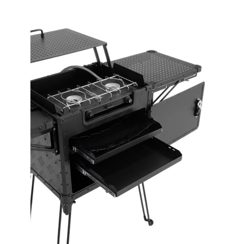 Camping Cooking All In One - Stasiun Dapur Lipat Serbaguna untuk Berkemah
