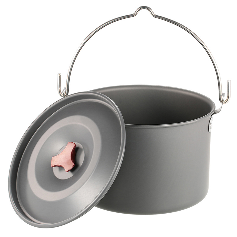 Camping Cooking Pot Tripod - Panci Gantung Camping 4L, Tripod Camping