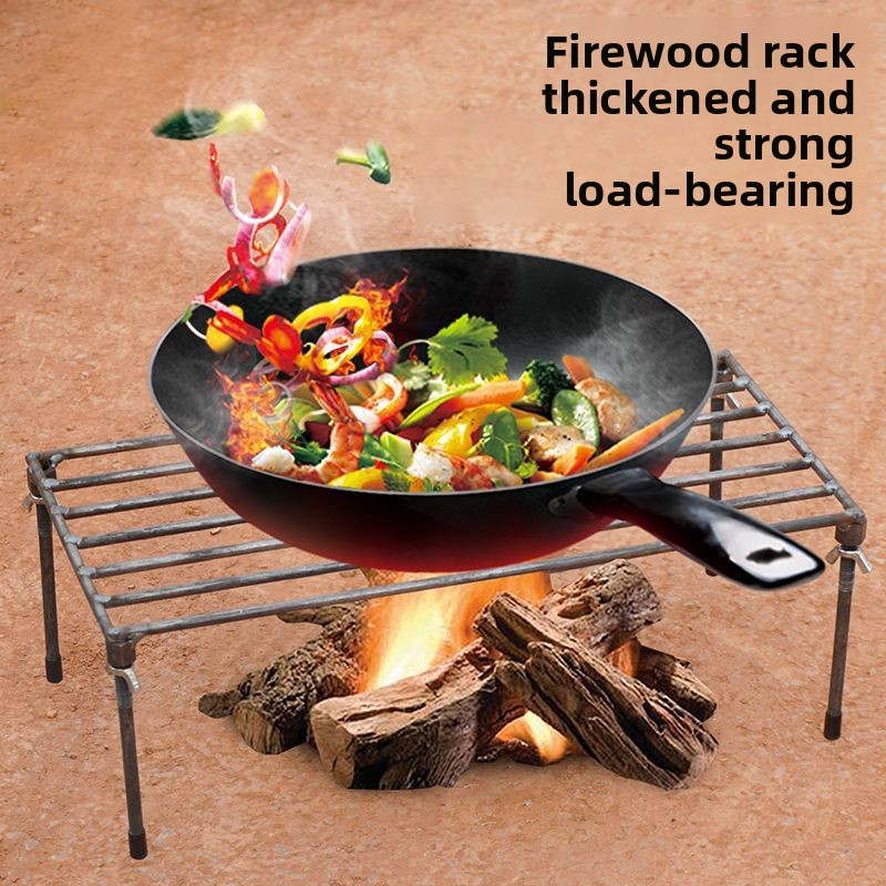 Camping Cooking Pot Tripod - Penyangga Panci Tripod Baja untuk Memasak