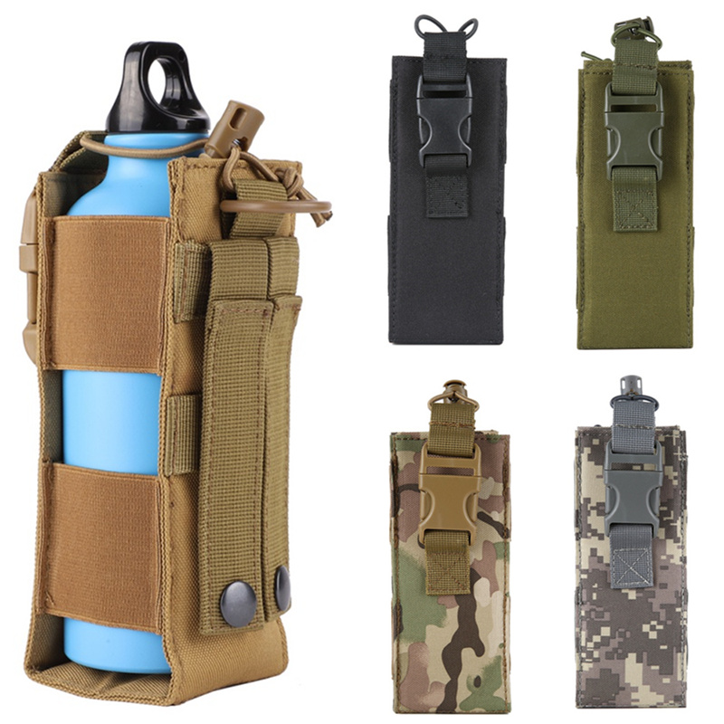 Camping Cooking Tin - Kantong Botol Air Molle untuk Olahraga