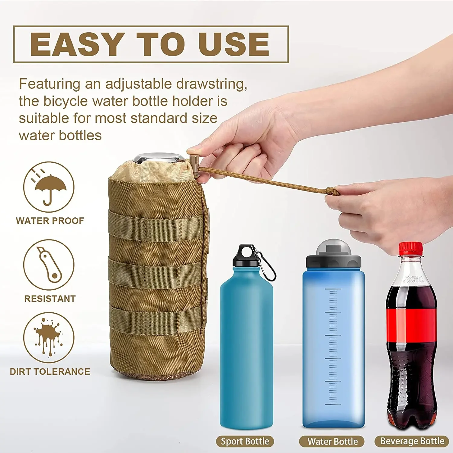 Tas Botol Air Molle Taktis Pem - Camping Cooking Tin ulasan dan harga