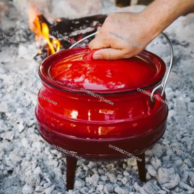 Panci Potjie Besi Cor Enamel B - Camping Cooking Dutch Oven ulasan dan harga
