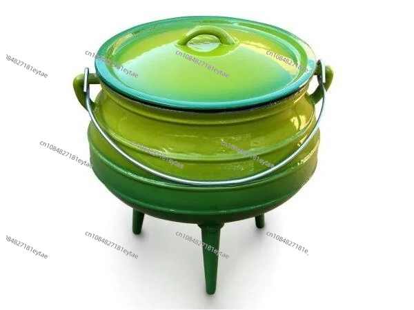 Panci Potjie Besi Cor Enamel B - Camping Cooking Dutch Oven ulasan dan harga