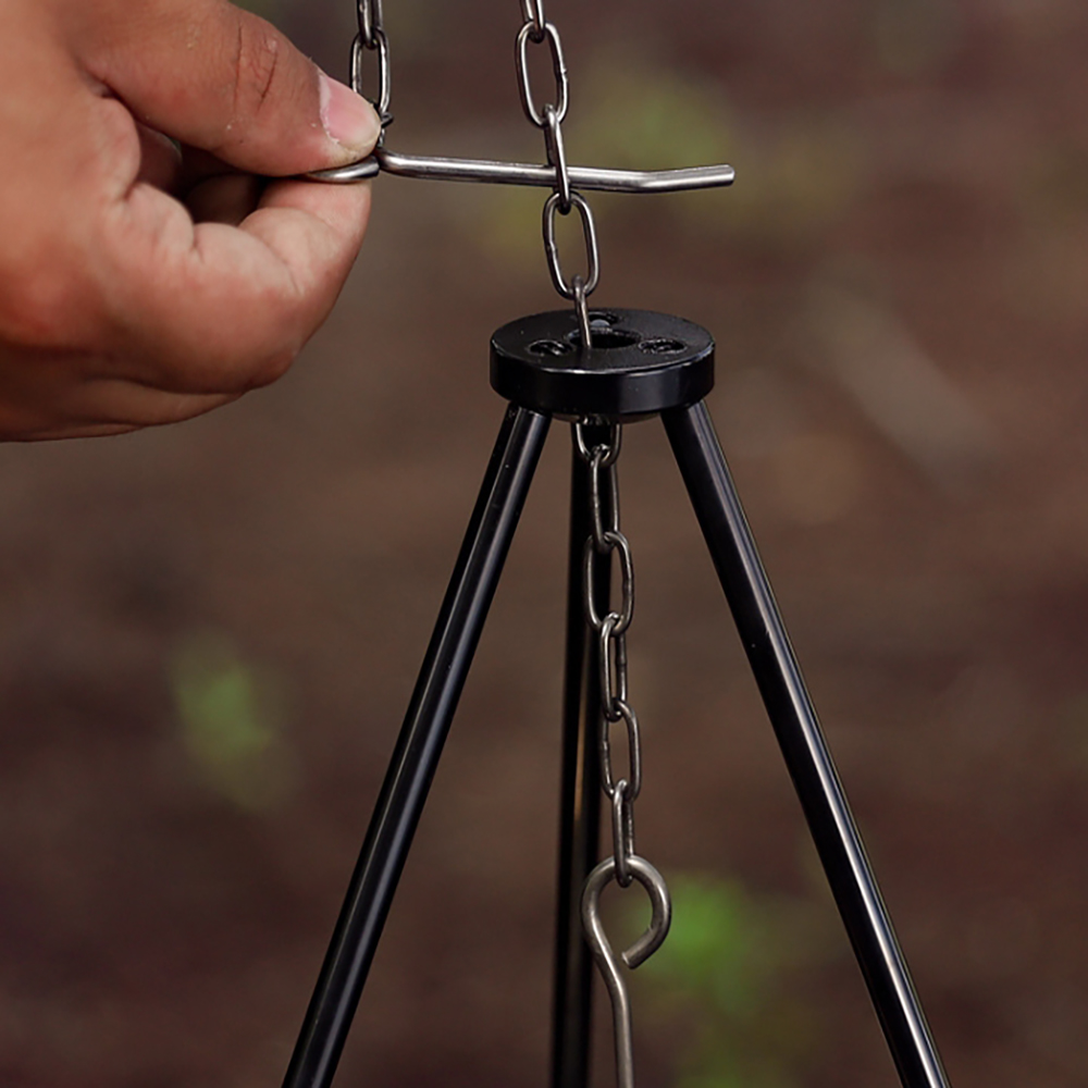 Tripod Kemah api unggun, untuk - Camping Cooking Pot Tripod ulasan dan harga