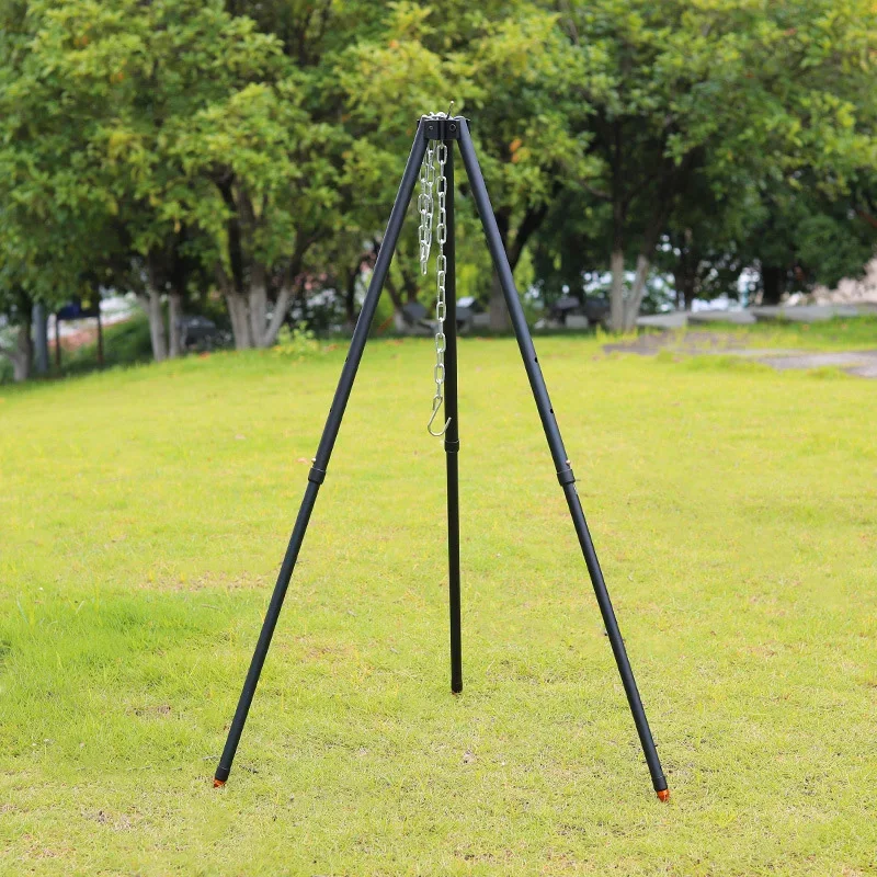 1 buah Tripod api unggun berke - Camping Cooking Pot Tripod ulasan dan harga