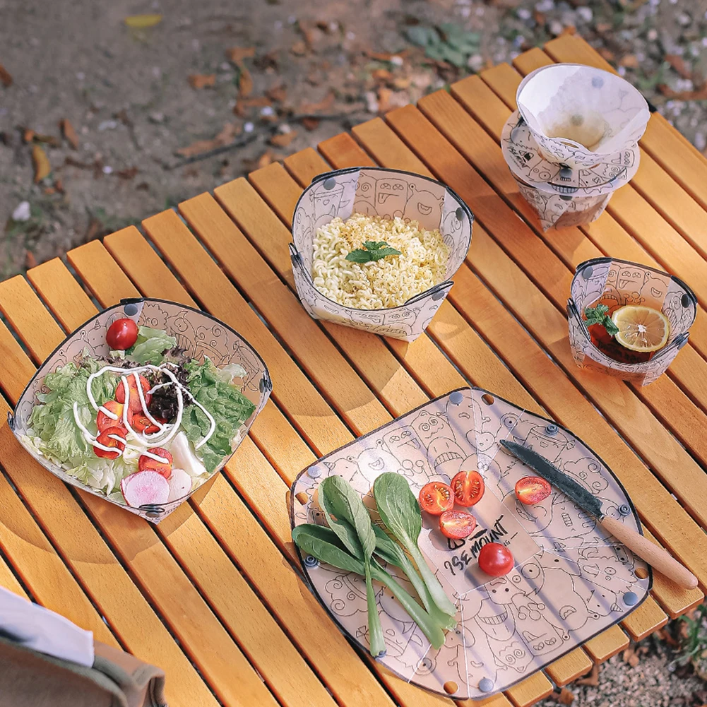 PP alat makan lipat portabel,  - Camping Cooking Tray ulasan dan harga