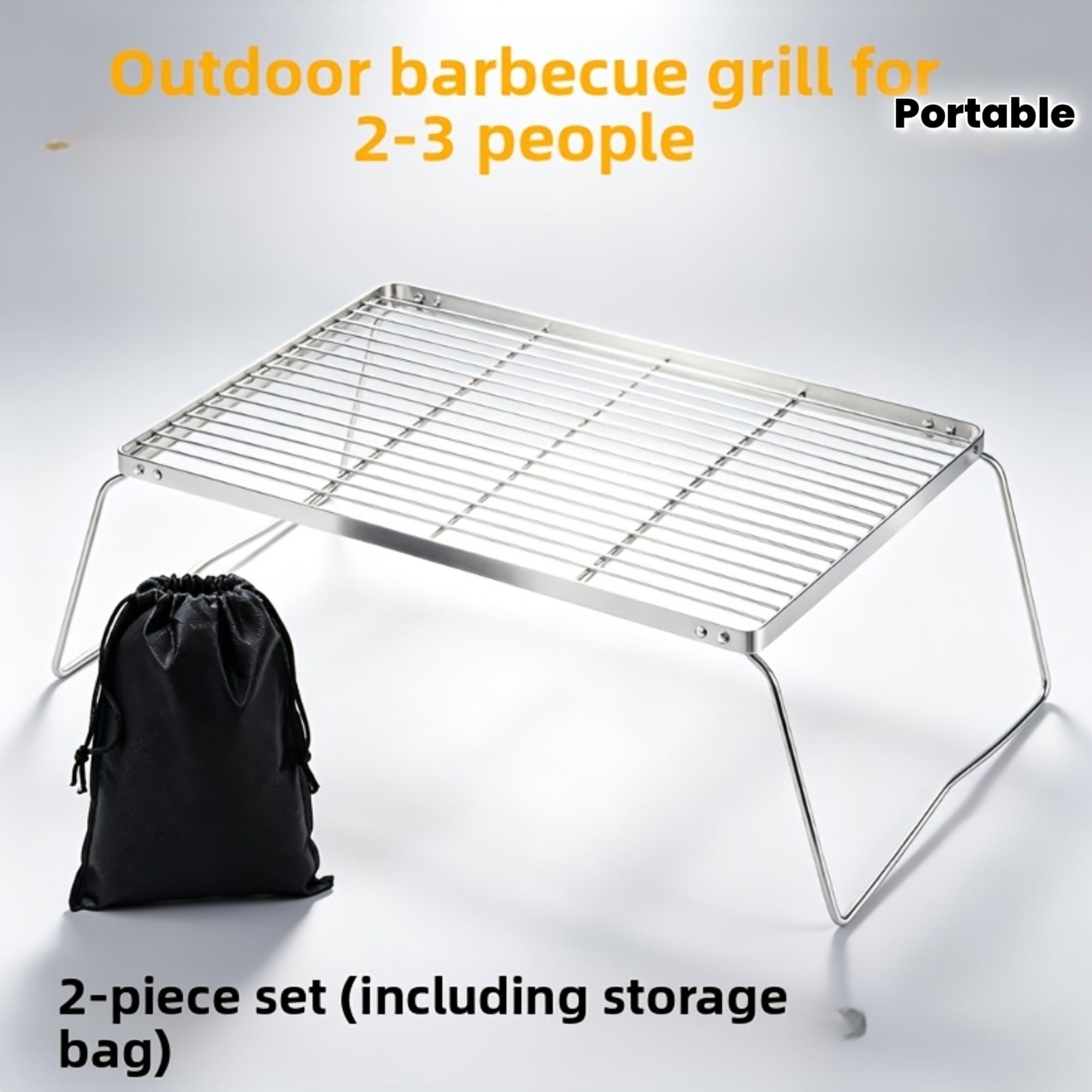 Penyangga Api Unggun Lipat Por - Camping Cooking Meat ulasan dan harga