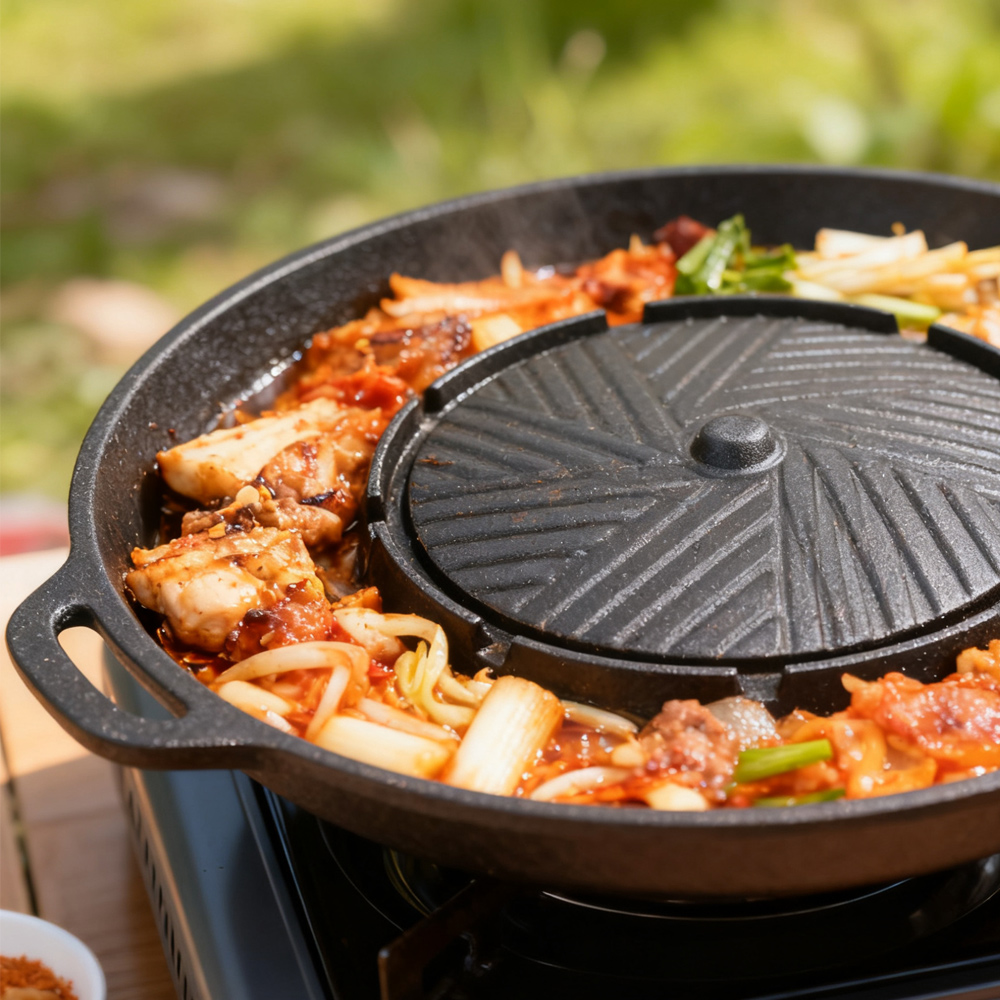 Wajan Panggang BBQ Korea KOSUN - Camping Cooking Tray ulasan dan harga