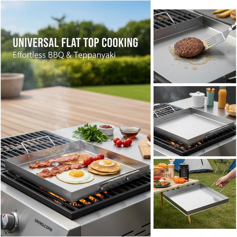 Wajan Panggang Datar Universal - Camping Cooking Tray ulasan dan harga