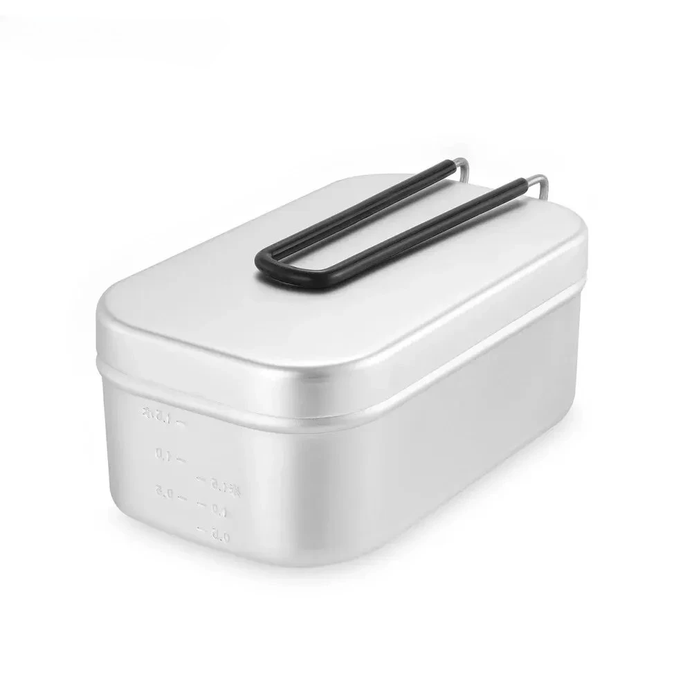 800/1400ML Kotak Makan Siang A - Camping Cooking Tray ulasan dan harga