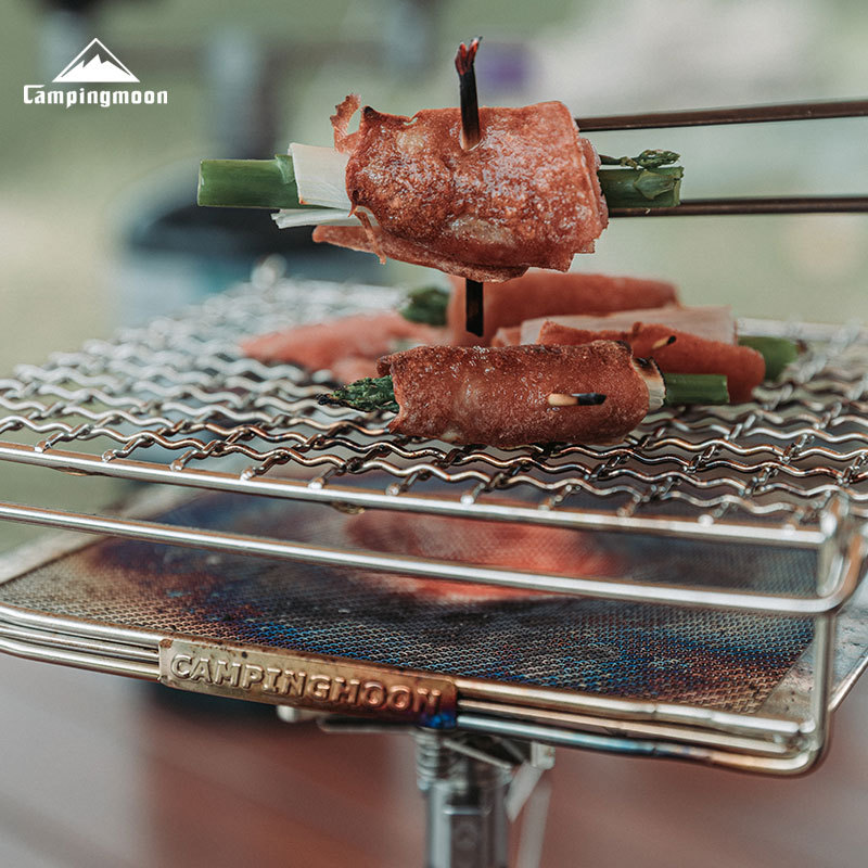 CAMPINGMOON Jaring Panggangan  - Camping Cooking Meat ulasan dan harga