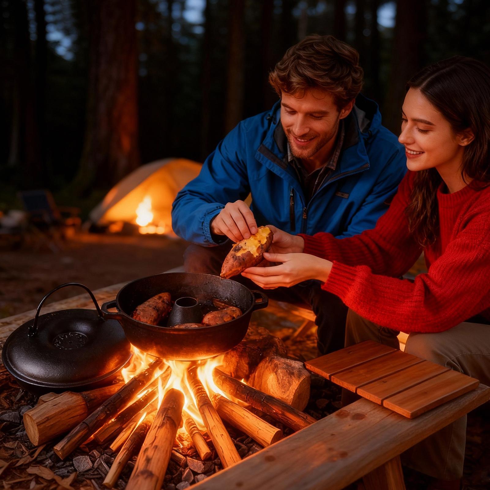 Panci Besi Cor Untuk Memasak,  - Camping Cooking Dutch Oven ulasan dan harga