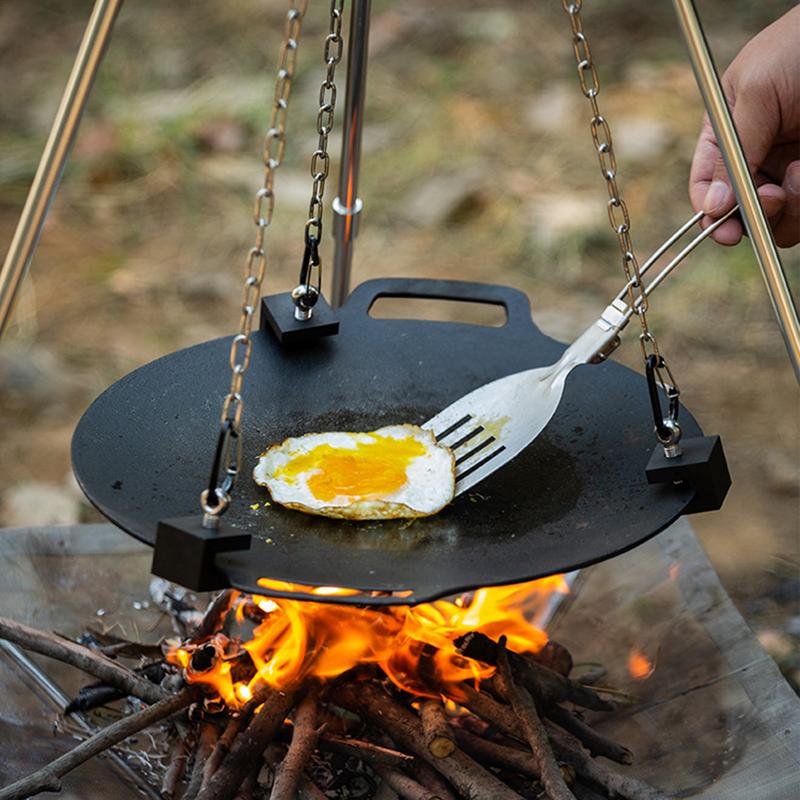 Tripod berkemah untuk memasak  - Camping Cooking Pot Tripod ulasan dan harga