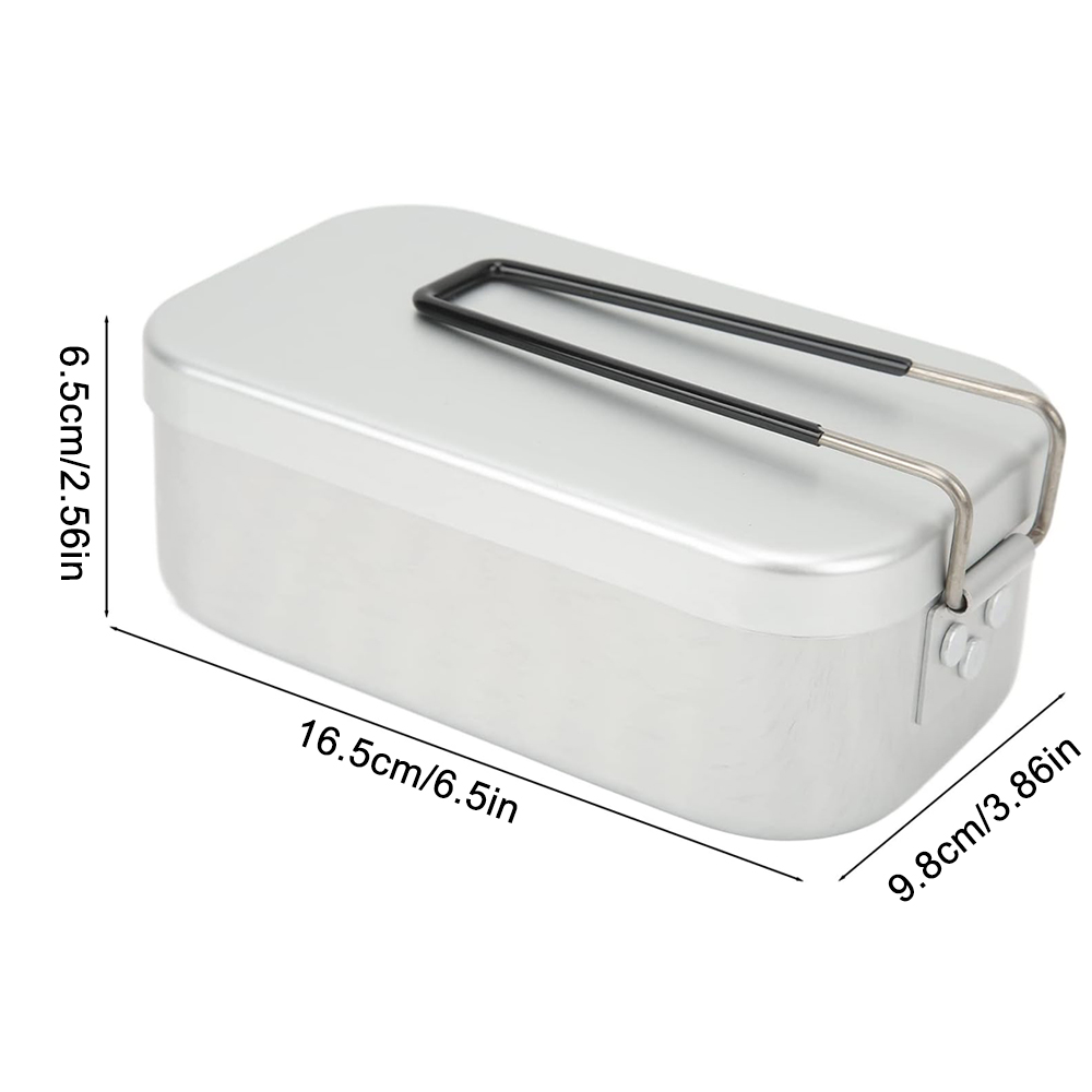 Kotak makan siang aluminium 80 - Camping Cooking Meat ulasan dan harga