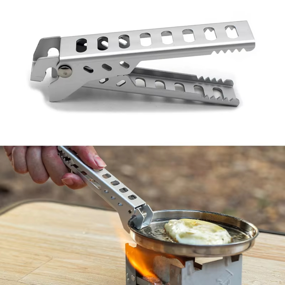 Penjepit Panci Aluminium Anti  - Camping Cooking Tray ulasan dan harga