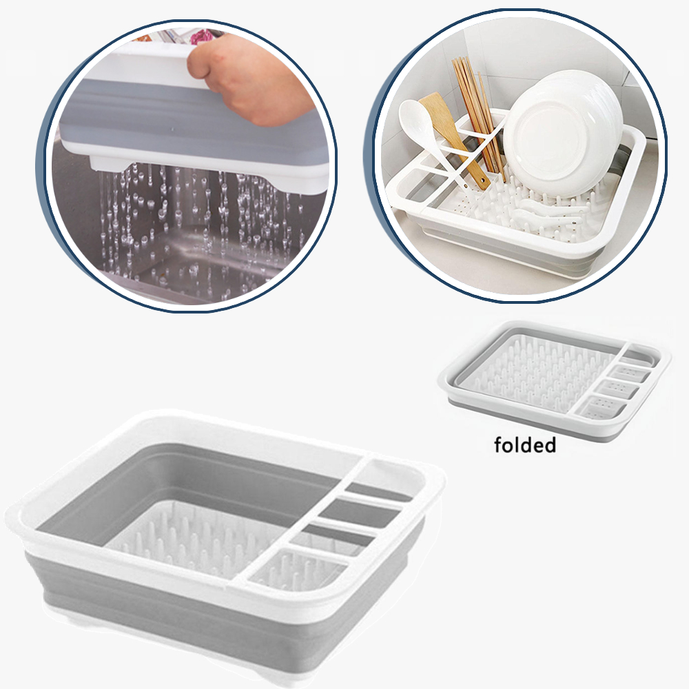 Rak Pengering Piring Lipat, Or - Camping Cooking Tray ulasan dan harga