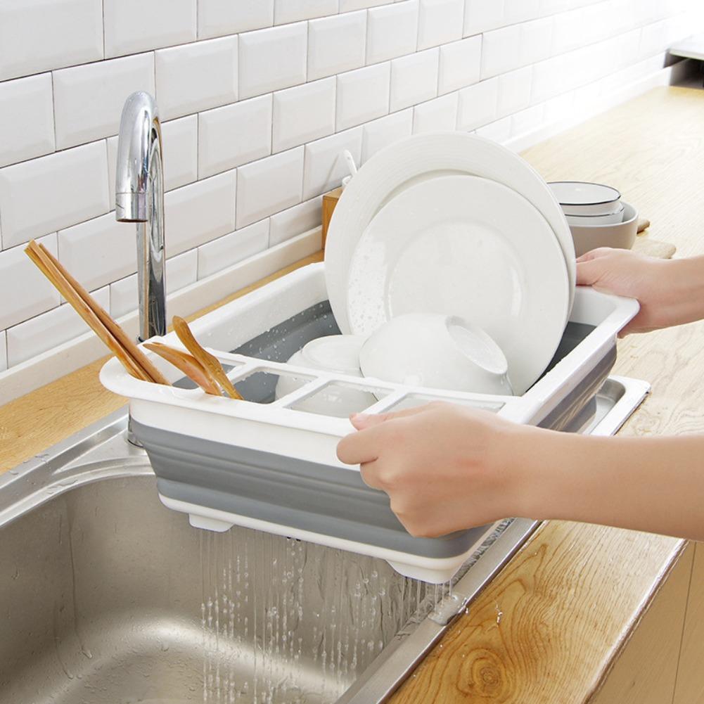 Rak Pengering Piring Lipat, Or - Camping Cooking Tray ulasan dan harga