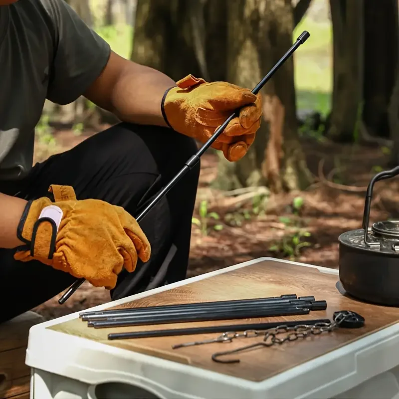 Tripod Api Unggun Besar Luar R - Camping Cooking Pot Tripod ulasan dan harga