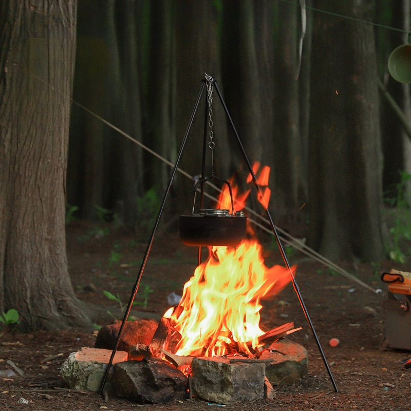 Tripod Masak Portabel untuk Lu - Camping Cooking Pot Tripod ulasan dan harga