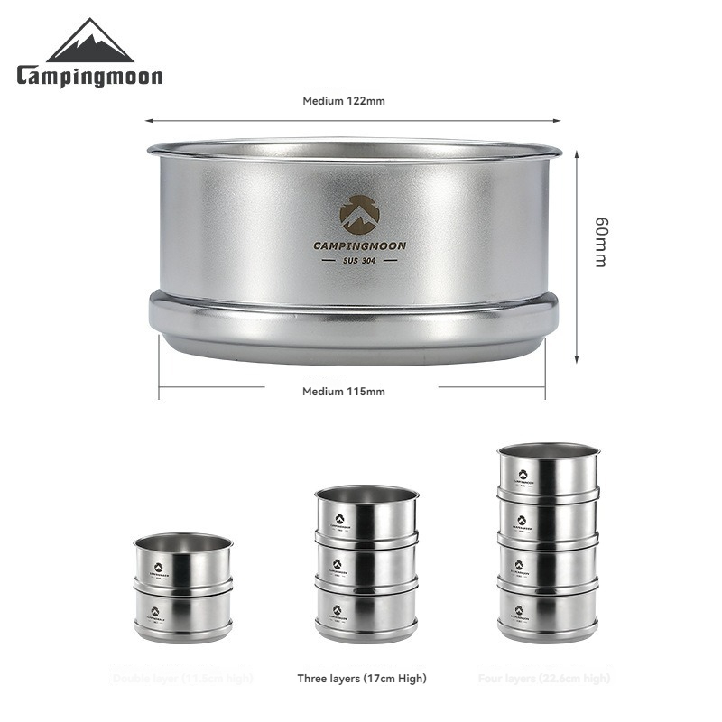 CAMPINGMOON Xiao Long Bao, nam - Camping Cooking Tray ulasan dan harga