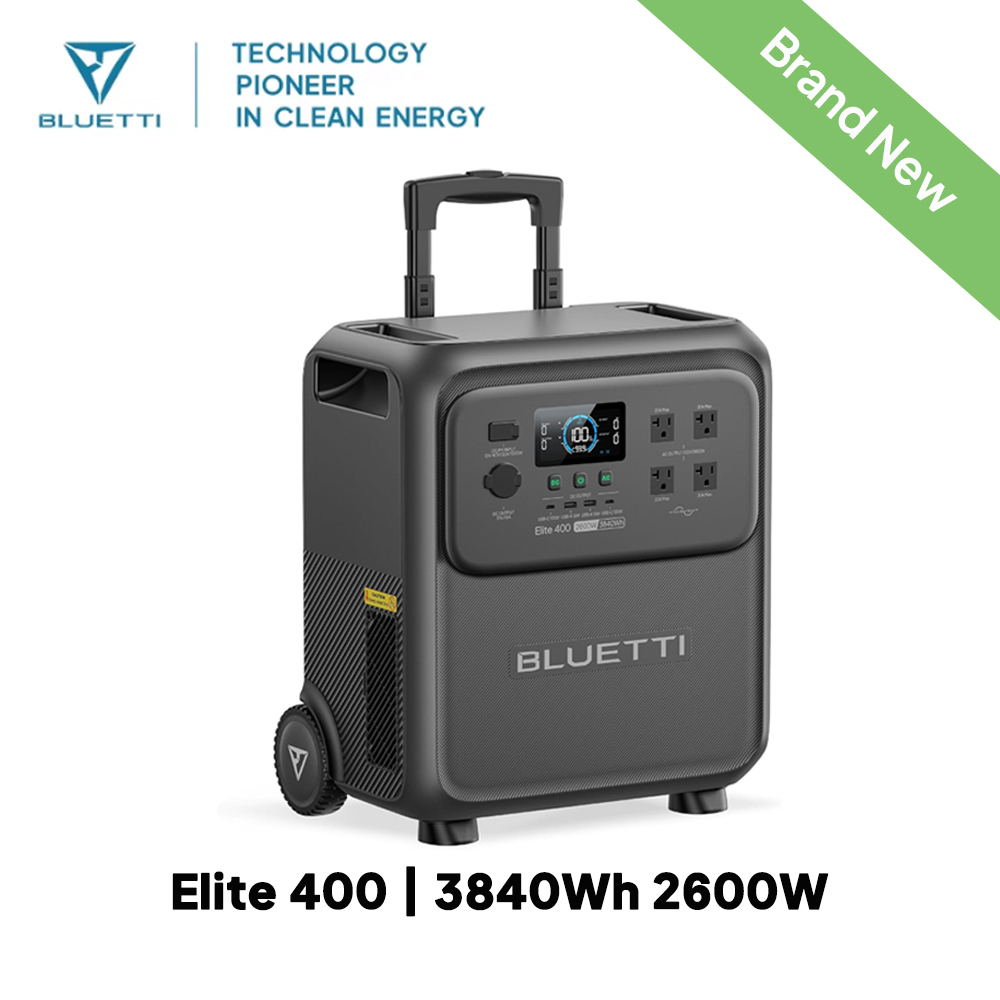 BLUETTI Elite 400 2600W 3840Wh - Camping Cooking Tin ulasan dan harga