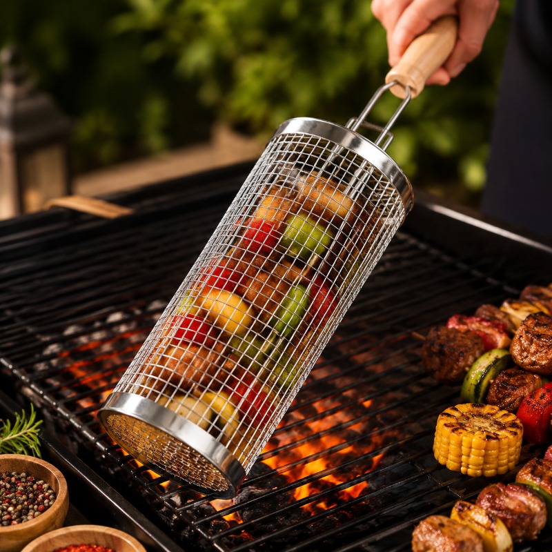 Set Keranjang Panggangan Barbe - Camping Cooking Meat ulasan dan harga