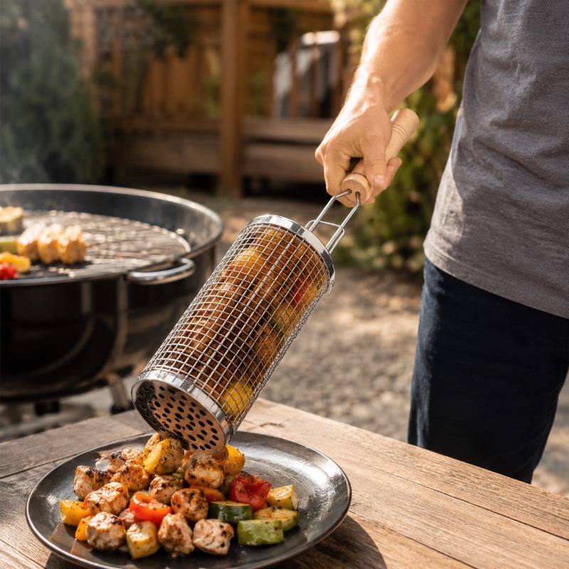 Set Keranjang Panggangan Barbe - Camping Cooking Meat ulasan dan harga