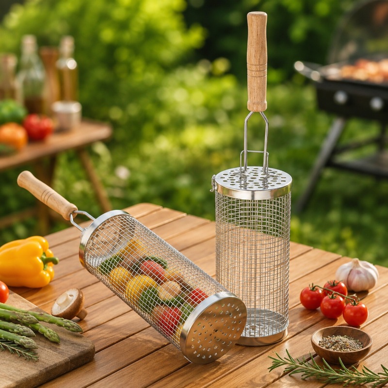 Set Keranjang Panggangan Barbe - Camping Cooking Meat ulasan dan harga