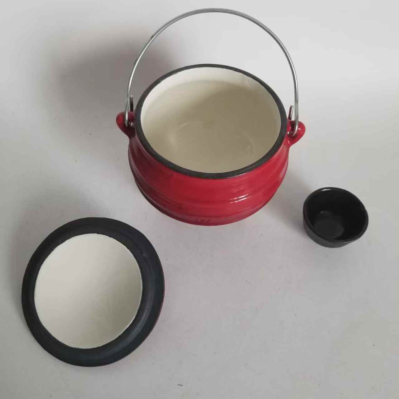 Panci Besi Cor Enamel Dutch Ov - Camping Cooking Dutch Oven ulasan dan harga