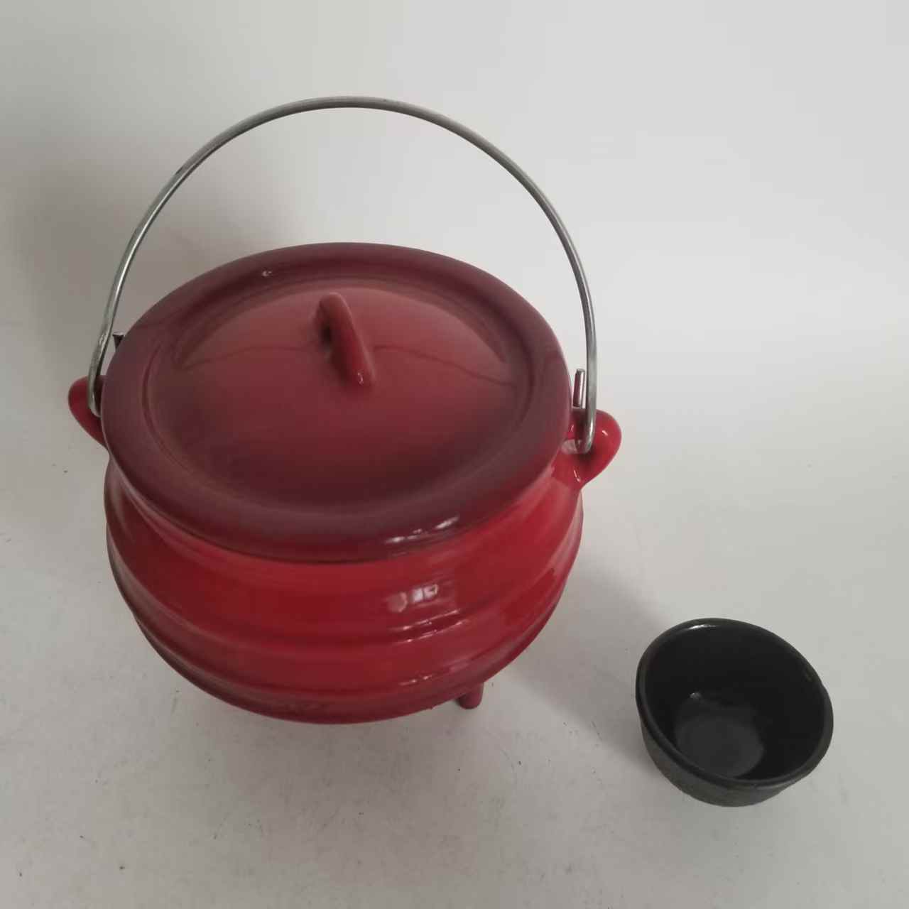 Panci Besi Cor Enamel Dutch Ov - Camping Cooking Dutch Oven ulasan dan harga