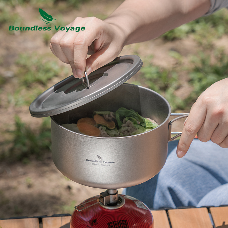Ketel Kemah bahan Titanium tan - Camping Cooking Tin ulasan dan harga