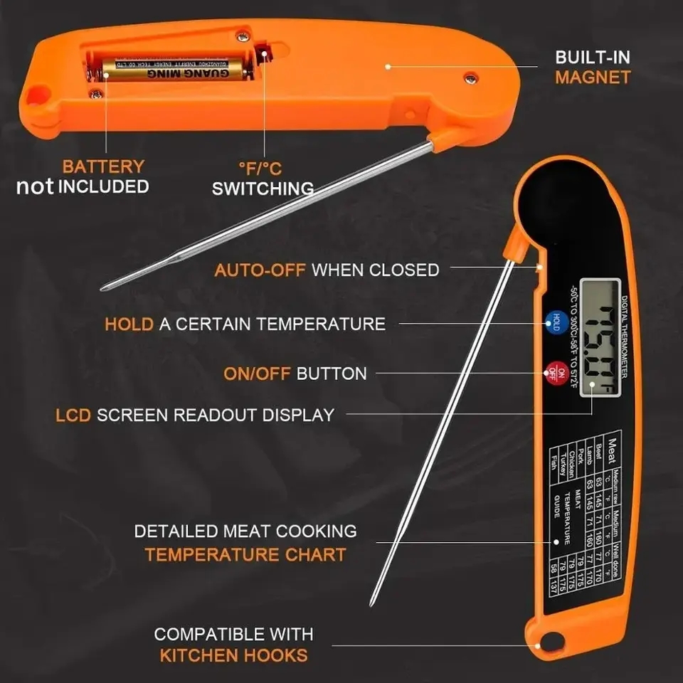 Termometer Daging Digital Taha - Camping Cooking Meat ulasan dan harga