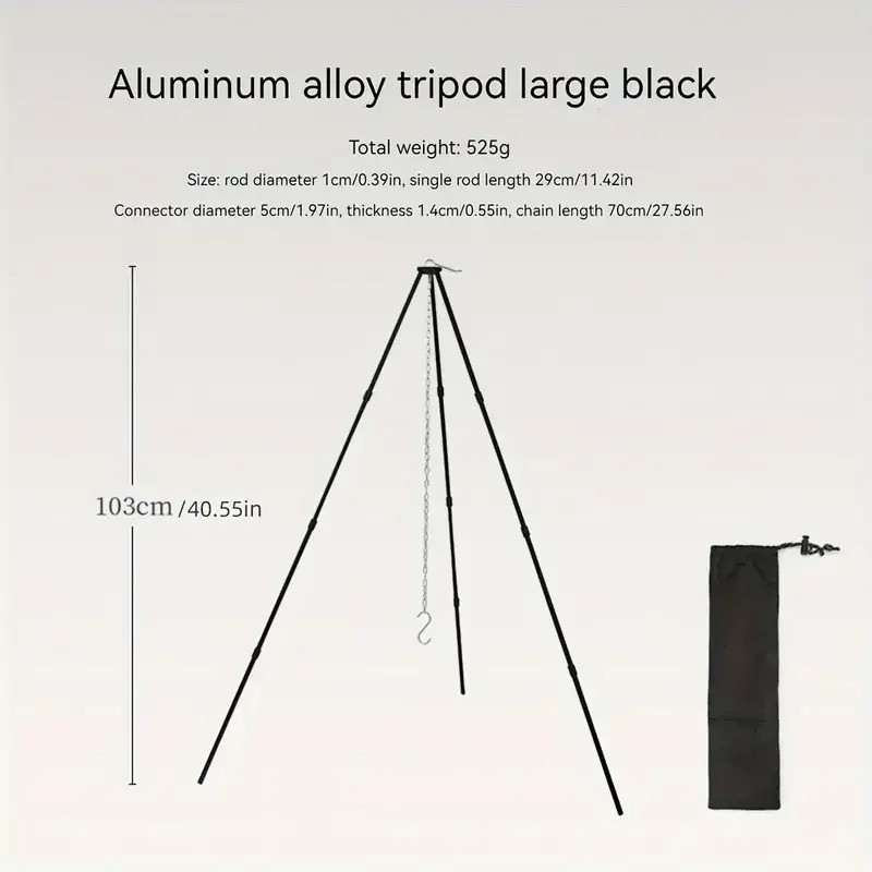 Rak Panci Gantung Tripod BBQ P - Camping Cooking Pot Tripod ulasan dan harga