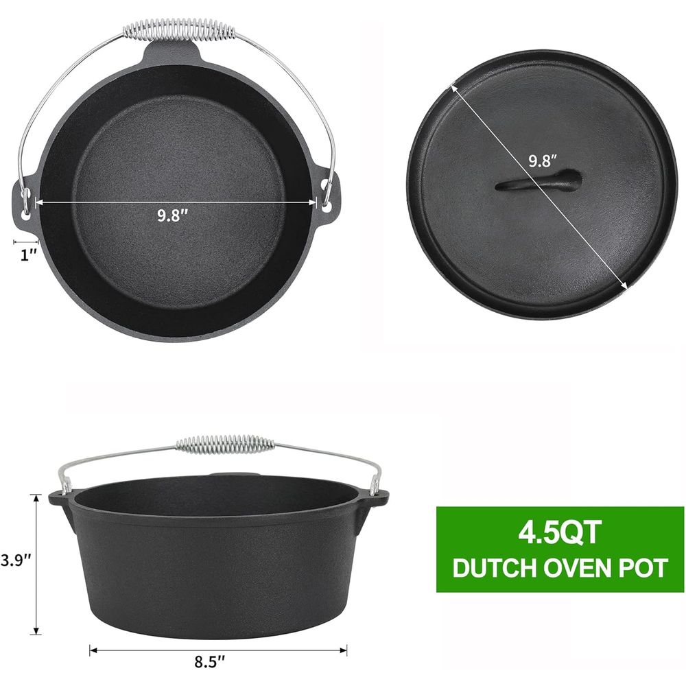 Set Peralatan Masak Oven Belan - Camping Cooking Dutch Oven ulasan dan harga