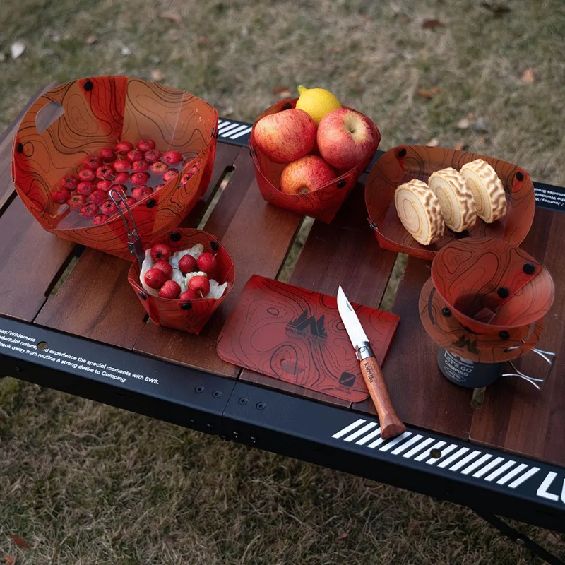 Peralatan Makan Berkemah Lipat - Camping Cooking Tray ulasan dan harga
